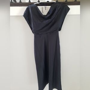 Banana Republic Black Silk Dress